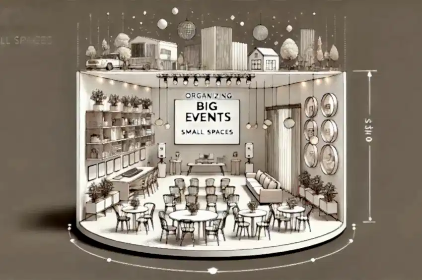How to Organize Big Events in Small Spaces?